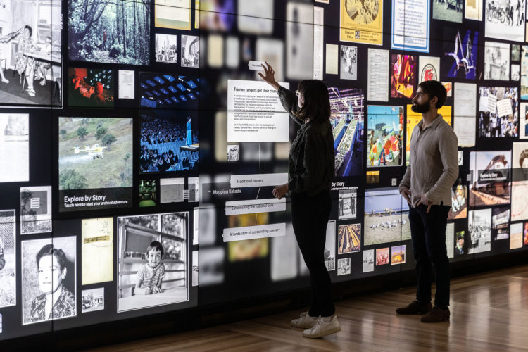 National Archives of Australia (NAA) – Multi-Screen Interactive Wall